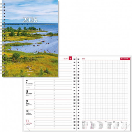 Kalendrisisu BOSS Nädal A5 universaal 00068