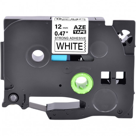 Compatible tape Brother TZe-S231 Strong 12mm Black on White