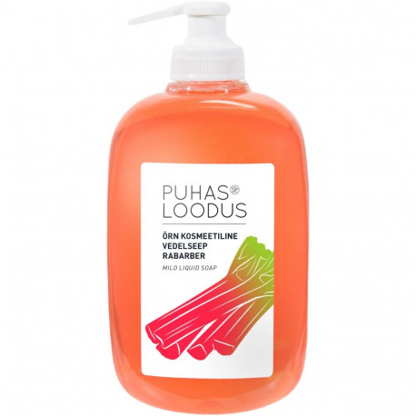 Liquid soap in a bottle ORTO Pure Nature Rhubarb, 500ml