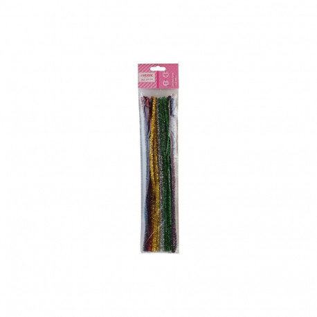 Chenille stems Fiorello 30 cm long, 20 pcs. green