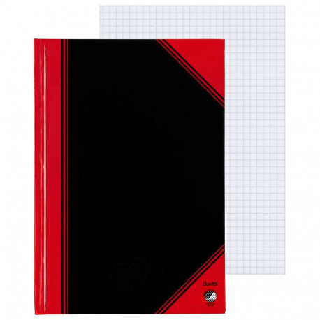 Folder in book binding A5 square BANTEX Notes black/red 96 pages