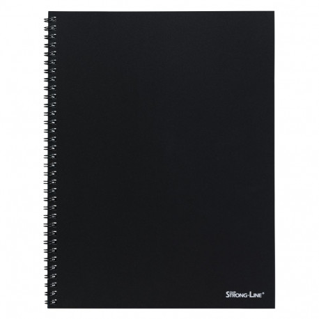Folder in spiral binding A5+ linear BANTEX Strong-Line 80 sheets black