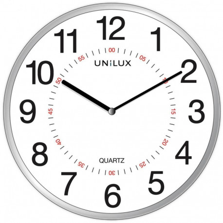Wall clock UNILUX Aria 28,5cm metal grey