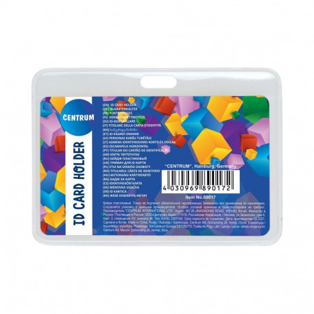 Nimesildihoidja CENTRUM 60x103mm, horisontaalne pehme plast