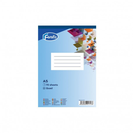 Notepad in adhesive binding A5 square FOROFIS 70 pages