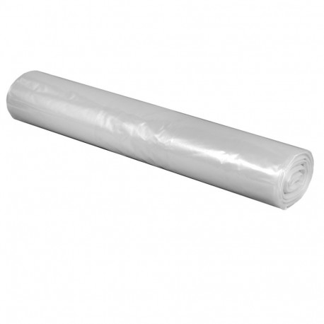 Garbage bag 75L (650x1000mm) LDPE 40mic 10pcs/roll transparent