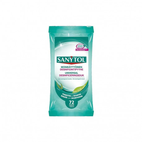 Cleaning wipes disinfectant, SANYTOL moistened disinfect 72 pcs in a pack