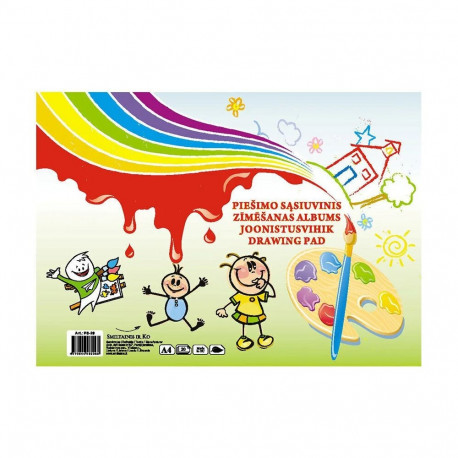 Joonistusplokk CENTRUM A4 120g 20 lehte