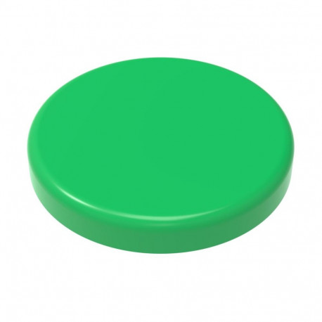 Magnet green - 38 mm, holding power 25N, height 13,5 mm, 2 magnets per blister card