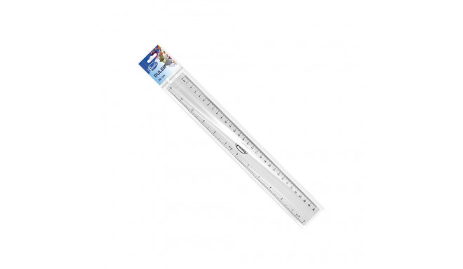 Joonlaud 30cm plastikust läbipaistev Centrum