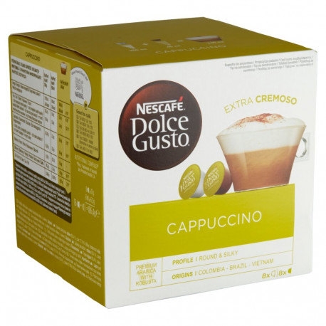 Coffee capsule NESCAFE Dolce Gusto Cappuccino, 16 pcs