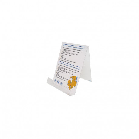 Reklaamalus lauale taskuga A4 (BOT)