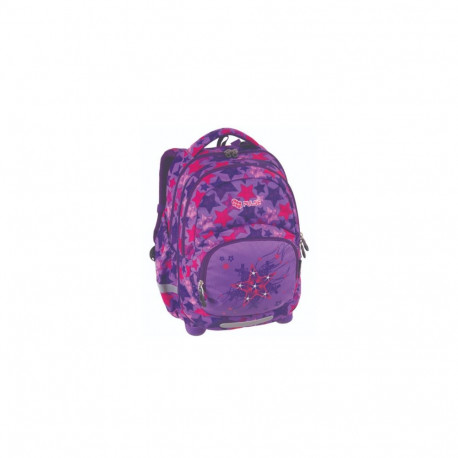School bag/backpack Pulse 2 with zipper Kids Star purple