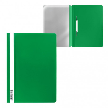Quick binder A4+ plastic green