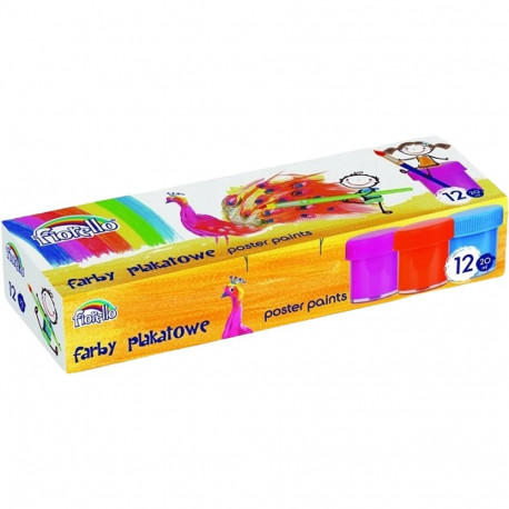 Poster Paint 12 Colours