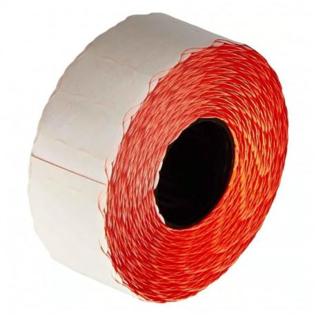 Sticker label for price gun 26x16mm red 1000 pcs in a roll