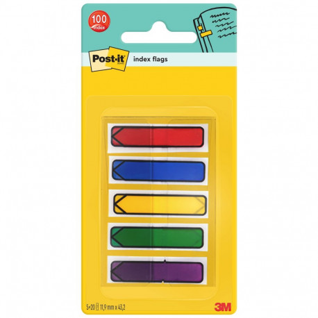 Bookmark POST-IT 684-ARR1 arrows in a pack of 5 colors