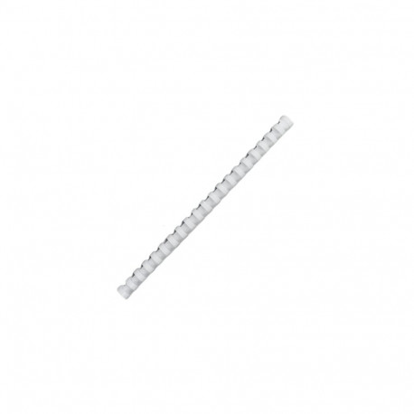 Köitespiraal 8mm (21-40 lehte) plast valge