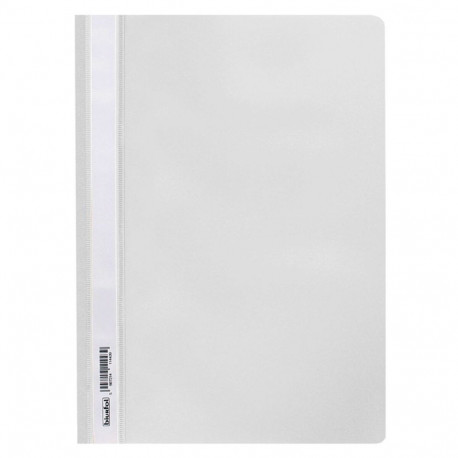 Fast binder A4 white with strip PROLEXPLAST