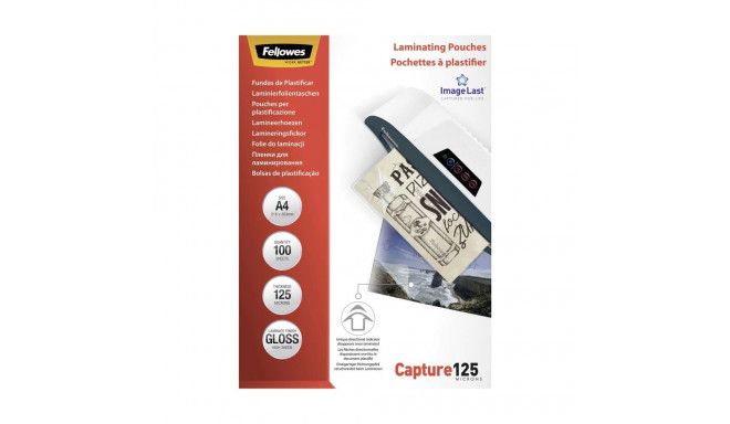 Lamination film A4 125mic 100 sheets FELLOWES