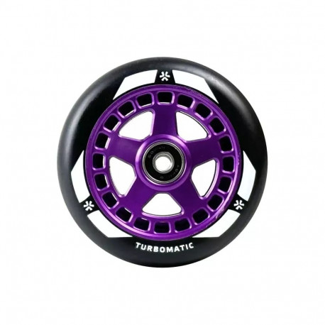 Ratas tõukerattale Union Turbomatic V2 Pro Scooter Wheel 110mm Purple/Black