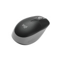 Logitech M190 Full-Size Wireless Mouse, RF Wireless, 1000 DPI, Mid Grey