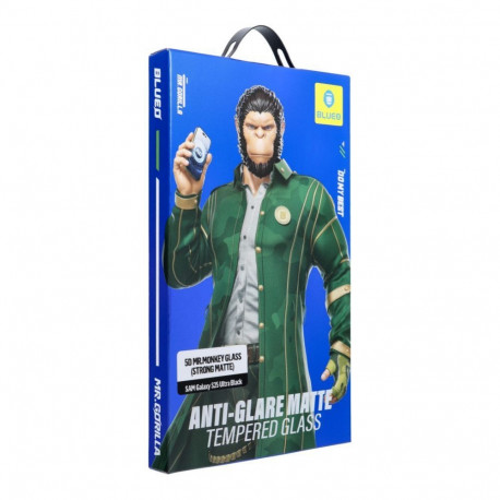 Blueo 5D Mr. Monkey Glass - Samsung Galaxy S25 Ultra black (AG Matte Glass)