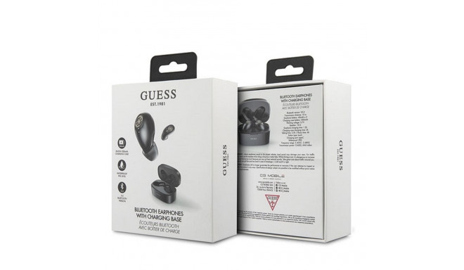 Guess GUESS wireless earphones bluetooth TWS + docking station GUTWSJL4GBK black