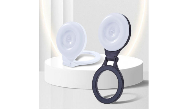 OEM Magnetic phone stand with light compatible with MagSafe L8 white