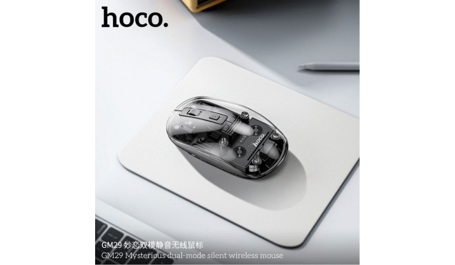 Hoco Wireless mouse Hoco 2,4G 1600 dpi GM29 dark night black