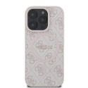 Guess GUESS case for IPHONE 16 Pro compatible with MagSafe GUHMP16LG4GFRP (PU 4G Ring Classic Logo) 