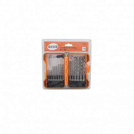 CONCRETE DRILL BIT SET OKKO 15 PCS