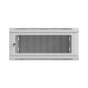 WALL MOUNTED INSTALLATION CABINET 19" 4U 600X600 GREY PERFORATED DOOR LANBERG (FLAT PACK)