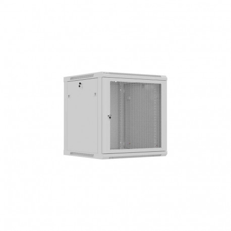 RACK CABINET 19" WALL-MOUNT 12U/600X600 (FLAT PACK) WITH PERFORATED DOOR GREY LANBERG
