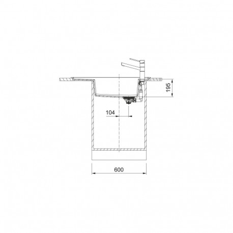 Kitchen sink Franke Fresno FSG 611-88, 114.0627.323