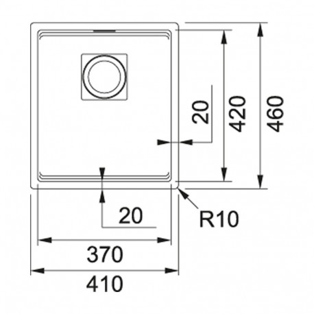 Sink Franke KNG 110-37 125.0627.320
