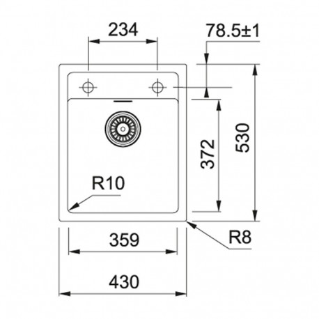 Franke Sirius SID 610-40, 114.0500.012 urban hall köögivalamu