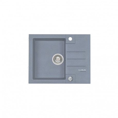 Granite sink Alveus Rock 30 04M, metallic gray 4213004