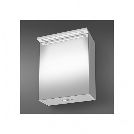 Bathroom cabinet with mirror Riva SV60C-2 white