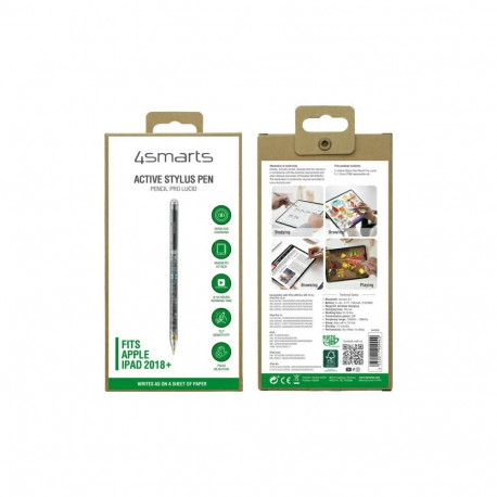 4smarts Active Stylus Pen Pencil Pro Lucid läbipaistev stylus iPad 541252 jaoks