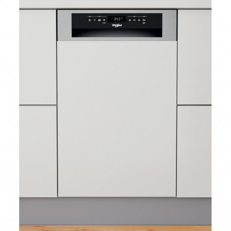 Whirlpool WSBO 3O34 PF X integreeritud nõudepesumasin laius 45 cm 10 nõudekomplekti 8 programmi ener