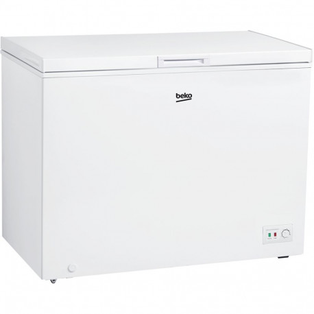 BEKO sügavkülmik CF316EWN energiatõhususklass E kirst vabaltseisev kõrgus 84,5 cm kogu netomaht 308 