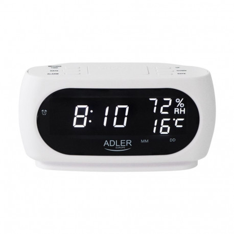 Adler LED clock with thermometer | AD 1186