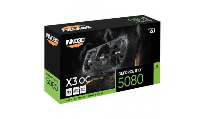 RTX 5080 16GB Inno3D X3 OC GDDR7 3Fan