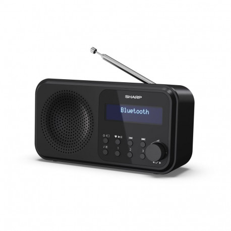 Sharp kaasaskantav digitaalraadio Tokyo DR-P420(BK), FM/DAB/DAB+, Bluetooth 5.0, USB- või patareitoi