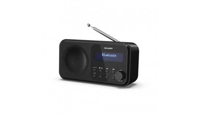 Sharp Tokyo kaasaskantav digitaalraadio DR-P420(BK) bluetooth kesköömust