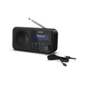 Sharp DR-P420(BK) Tokyo kaasaskantav digitaalne raadio, FM/DAB/DAB+, Bluetooth 5.0, USB või patareit