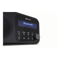 Sharp DR-P420(BK) Tokyo Portable Digital Radio, FM/DAB/DAB+, Bluetooth 5.0, USB or Battery Powered, 