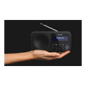 Sharp DR-P420(BK) Tokyo kaasaskantav digitaalne raadio, FM/DAB/DAB+, Bluetooth 5.0, USB või patareit
