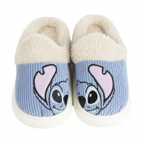 House Slippers Stitch Blue